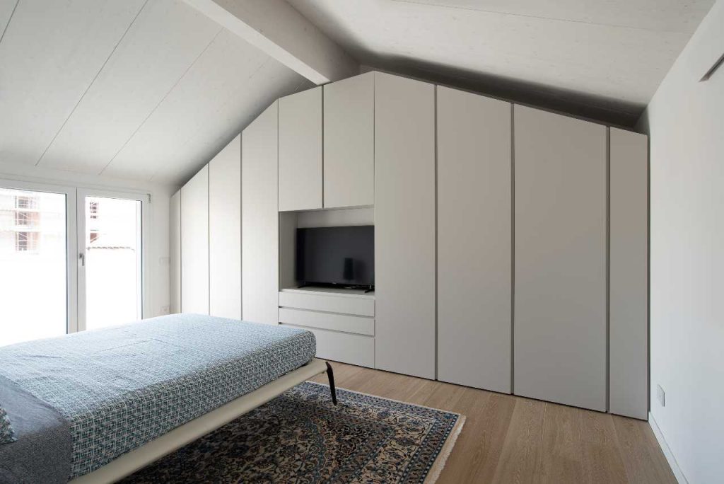 tetto in legno lamellare rovesciato